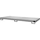 Bac de rayonnage type RW/RW 3300-1, avec caillebotis, gris RAL7005