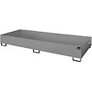 Bac de rayonnage type RW/RW 3300-2, sans caillebotis, gris RAL7005