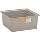 Bac de rétention 220/1 - en plastique renforcé de fibres de verre (PVR) - 210 litres - pour 2 fûts de 210 litres - L 850 x l. 850 x H 390 mm - sans caillebotis