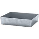 Bac de rétention ASECOS, en acier, capacité de 60 litres, L 635 x P 785 x H 178 mm, galvanisé