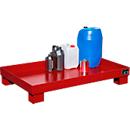 Bac de rétention AW60-3 rouge RAL3000