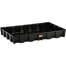 Bac de rétention en PE 120HD, en polyéthylène, 100 % recyclable, sans caillebotis PE
