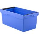 Bac emboîtable et gerbable KMB 832 KONISCHE, avec arceau, 74 L