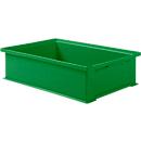 Bac gerbable série 14/6-2H, en polypropylène, avec poignée encastrée, 12 l, vert