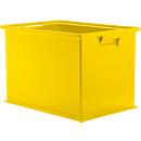 Bac gerbable SSI Schaefer 14/6-2Z, capacité 33 l, jusqu'à 30 kg, avec poignée encastrée, L 465 x l 314 x H 298 mm, polypropylène, jaune