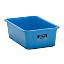 Bac rectangulaire standard, PRV, 100 L, bleu