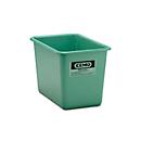 Bac rectangulaire standard, vert, 200 L haut
