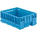 Bacs pour petites pièces C-KLT 4314, polypropylène, l. 400 x P 300 mm, jusqu'à 50 kg, bleu clair