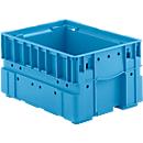 Bacs pour petites pièces C-KLT 4321, polypropylène, l. 400 x P 300 mm, jusqu'à 50 kg, bleu clair