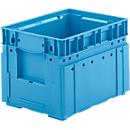 Bacs pour petites pièces C-KLT 4328, polypropylène, l. 400 x P 300 mm, jusqu'à 50 kg, bleu clair