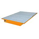 Bacs suspendus pour rayonnages type EHW 1800, orange RAL 2000