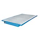 Bacs suspendus pour rayonnages type EHW 2200, bleu RAL 5012