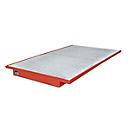 Bacs suspendus pour rayonnages type EHW 2200, rouge RAL3000