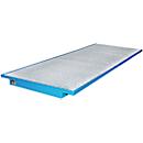Bacs suspendus pour rayonnages type EHW 3600, bleu RAL 5012