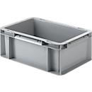 Bak in EURO-maat EF 3120, L 300 x B 200 x H 120 mm, zonder deksel, 4,2 l, grijs