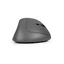 Bakker Elkhuizen Vertikalmaus MidWay, für Linkshänder, 7 Tasten und Scrollrad, bis 10 m, USB-C/Bluetooth, B 72 x T 103 x H 60 mm, dunkelgrau