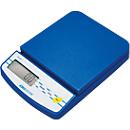 Balance compacte Adam DCT 2000, plage de pesée : 1 g à 2 kg, écran LCD, alimentation sur secteur/piles, L 147 x P 208 x H 150 mm, plastique, blanc et bleu