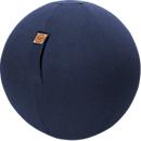 Balón asiento FELT, imitación de fieltro 100% poliéster, lavable, resistente a la rotura, lazo de sujeción, azul oscuro