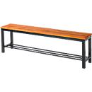 Banc avec porte-chaussures, 1,5 m