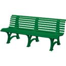 Banc de parc, 4 places, L 2000 mm, vert