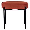 Banc meet® by Paperflow GAIA, ovale S, revêtement tissu brun, piètement 4 pieds noir mat, L 490 x P 380 x H 455 mm