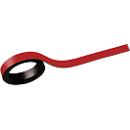 Bande magnétique MAUL, inscriptible, L 1000 x l. 10 mm, 2 p., rouge