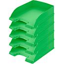 Bandeja para documentos LEITZ® estándar 5227, plástico, 5 unidades, verde