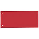 Bandes d'intercalaires en carton bene, rouge, 100 p.