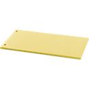 Bandes d'intercalaires en plastique, polypropylène, coloris uni, 100 p., jaune