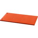 Bandes d'intercalaires en plastique, polypropylène, coloris uni, 100 p., rouge