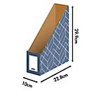 BANKERS BOX® Décor, FSC®-gecertificeerd karton, L 237 x B 106 x H 303 mm, voor DIN A4 formaten, leigrijs, 5 stuks.