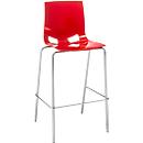 Bar stool 'Fondo', red