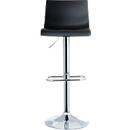 Bar stool meet by Paperflow Sacramento, PP seat, height-adjustable, 360° swivel, H 590-815 mm, black, set of 2