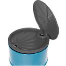 Barrel funnel, with sieve and lid