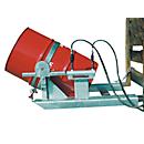 Basculeur de fûts BAUER FD-H avec vérin de levage, acier, L 1000 x P 1245 x H 475 mm, galvanisé