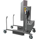 Basculeur élevateur mobile de poubelles MKS-F, electro hydolique 230 V, gris RAL 7005