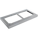 Base de aço padrão TETRIS WOOD, para prateleiras/ armários B 400 mm - 1600 mm