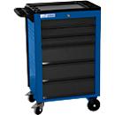 BASIC Tool Trolley, 6 drawers, blue