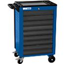 BASIC Tool Trolley, 9 drawers, blue
