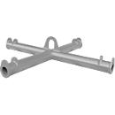 Bauer Big Bag Traverse TBB, voor kraan, L 1100 x B 1100 x H 215 mm, tot 2000 kg, stalen buis, muisgrijs