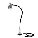 Bauer &amp; Böcker Flexi 90° LED werklamp, 4,5 W, 450 lm, 5500 K, dimbaar, kantelbaar, magneetvoet, IP65, L 600 mm, aluminium, grijs-zwart