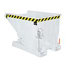 Bauer EXPO® E-300, Späne-Kippbehälter Typ E, mit Siebblech, öl- & wasserdicht, staplertauglich, B 770 x H 1260 x H 835 mm, feuerverzinkt