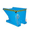 Bauer EXPO® E-300, Späne-Kippbehälter Typ E, mit Siebblech, öl- & wasserdicht, staplertauglich, B 770 x H 1260 x H 835 mm, lichtblau RAL 5012