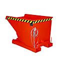 Bauer EXPO® E-300, spanenopvangbak type E, met zeefplaat, olie- en waterdicht, geschikt voor vorkheftrucks, B 770 x H 1260 x H 835 mm, vuurrood RAL 3000
