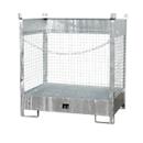 Bauer FSP- 2 D palete de empilhamento de tambor, paredes de rede metálica, para tambores de 2 x 200 l, várias variantes