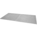 Bauer Gitterrost-Set für Edelstahlauffangwannen Typ VAW-1000-2, bis 1000 kg/m², B 2630 × T 1280 × H 30 mm, Edelstahl 1.4571