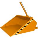 Bauer godet hydraulique pour chariot élévateur DGS 700, hydraulique pour chariot élévateur, L 1610 x l 1210 x H 1370 mm, 0,7 m³, jusqu'à 1000 kg, acier peint, jaune-orange