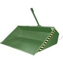Bauer hydraulische heftruckbak DGS 1200, heftruckhydrauliek, L 1610 x B 2010 x H 1370 mm, 1,2 m³, tot 1500 kg, gelakt staal, reseda groen