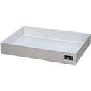Bauer KGW-P 2 V4A kleine containerbak, voor Euro- en chemiepallets, roestvrij staal, L 800 x B 600 x H 120 mm, tot 100 kg