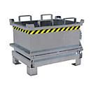 Bauer Mini-Klappbodenbehälter MSB 150, B 800 x T 600 x H 625 mm, verzinkt
